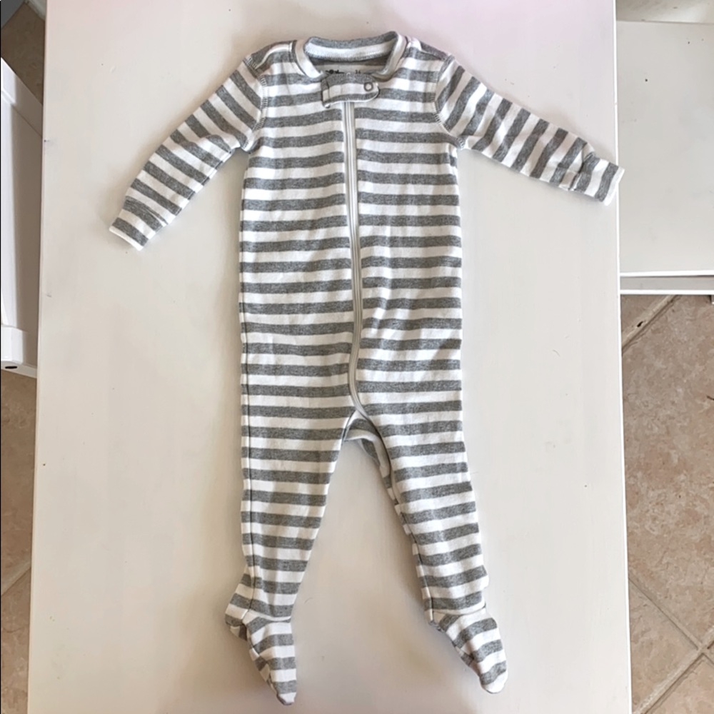 Primary zip footie PJs